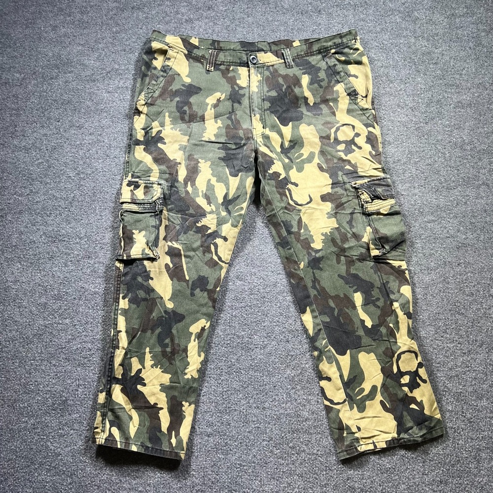 Fort Cargo Pant Men's 44x29 Green Cotton Camouflage Straight Workwear Utility